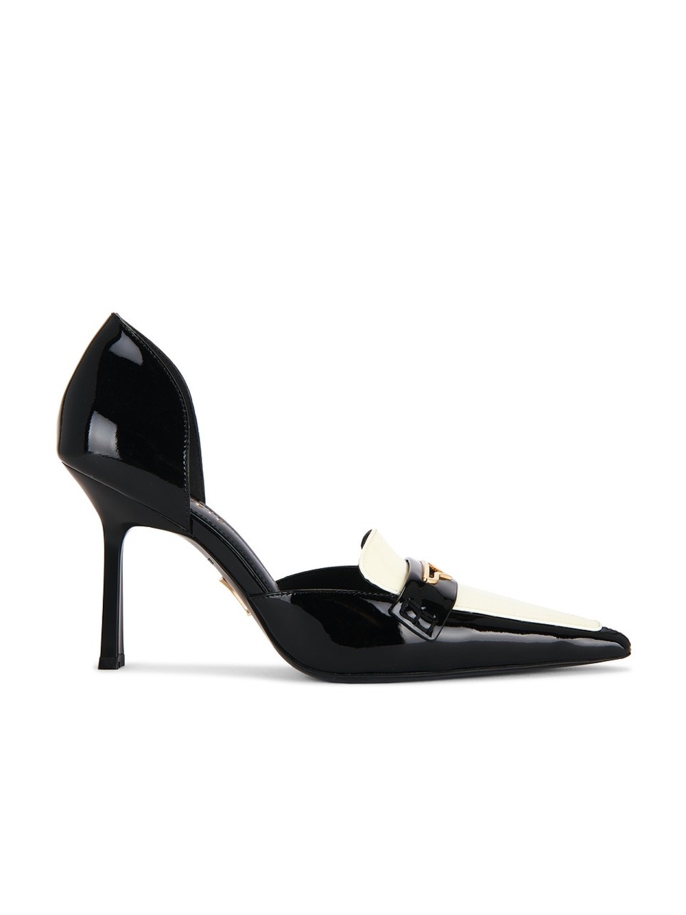 NIB $478 RETROFETE Lida Loafer Black and Cream 9.5 39.5 See Description Has Flaw